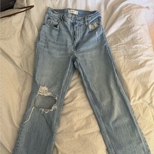 Abercrombie & Fitch Light Blue Boyfriend Jeans